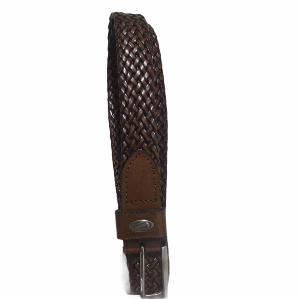 Nikey brown cross laced long belt